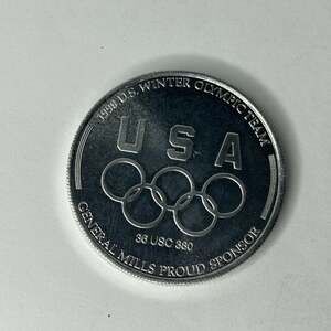 1998 Nagano Winter Olympic Team Luge Commemorative Token by General Mills